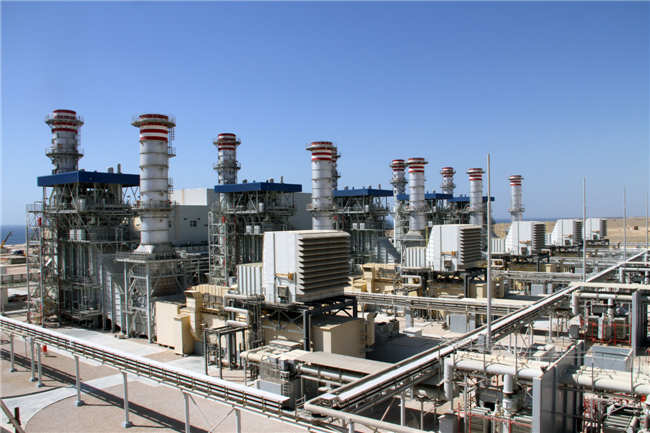 A Power Station and Seawater Desalination Project in Oman